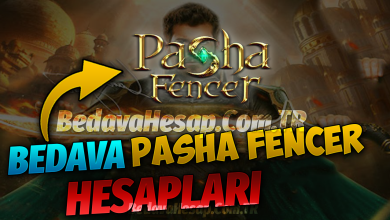 Bedava Pasha Fencer Hesapları
